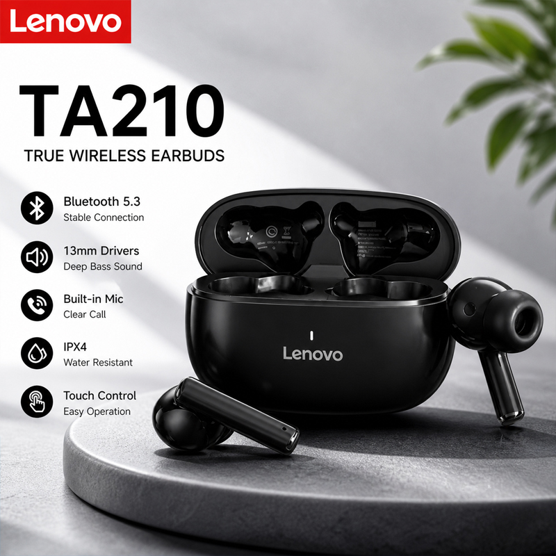 Anc Wireless Over Ear Headphones - Nouveaux écouteurs sans fil Bluetooth Lenovo