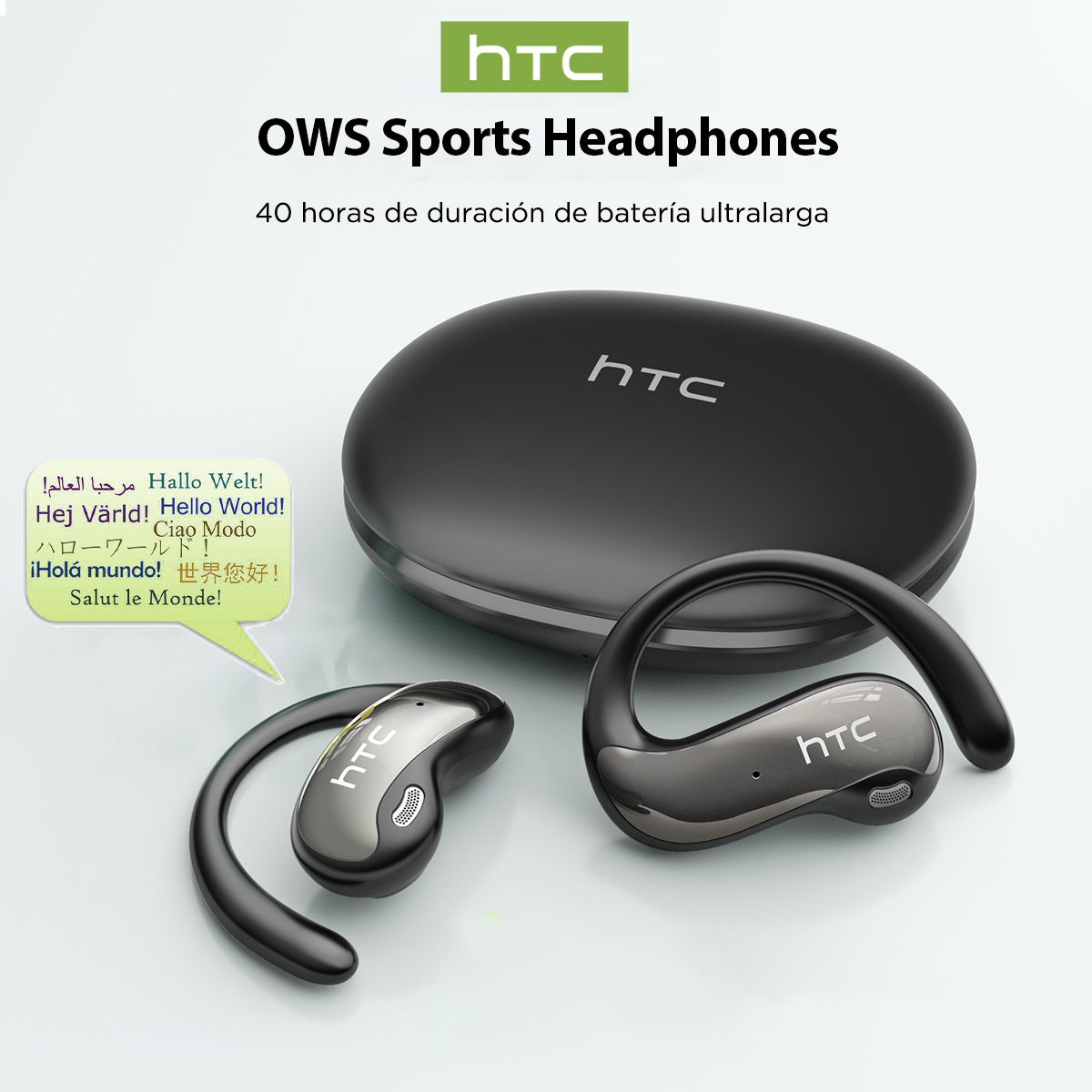 Sleep Mask Headphones Bluetooth - HTC NE19 Bluetooth écouteurs AI OWS