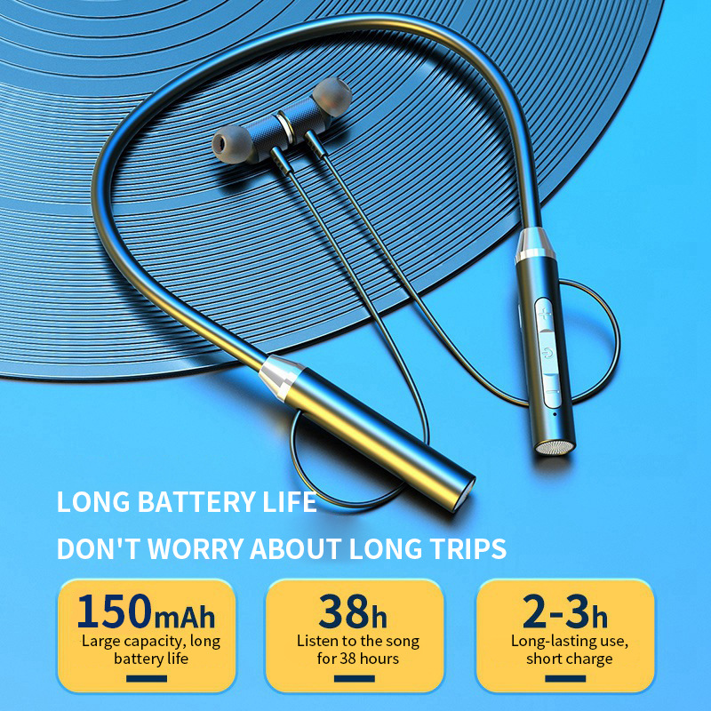 Écouteurs sans fil Bluetooth,  - Magnetic Neckband Sports Earphones avis et prix