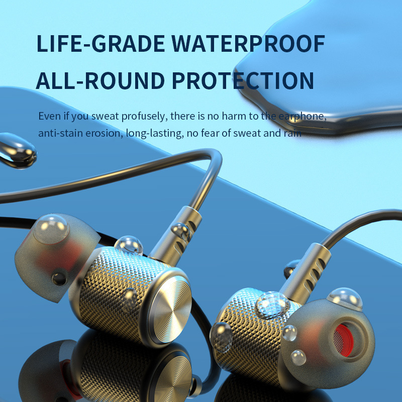 9D sans fil Bluetooth écouteur - Magnetic Neckband Sports Earphones avis et prix