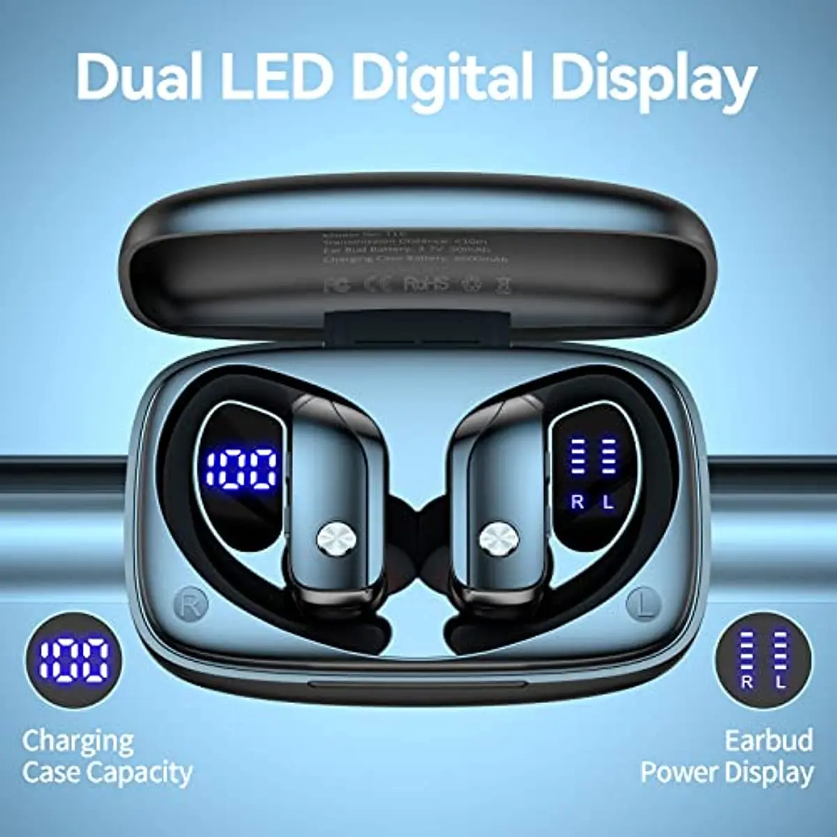 Écouteurs sans fil Bluetooth,  - Anc Wireless Over Ear Headphones avis et prix
