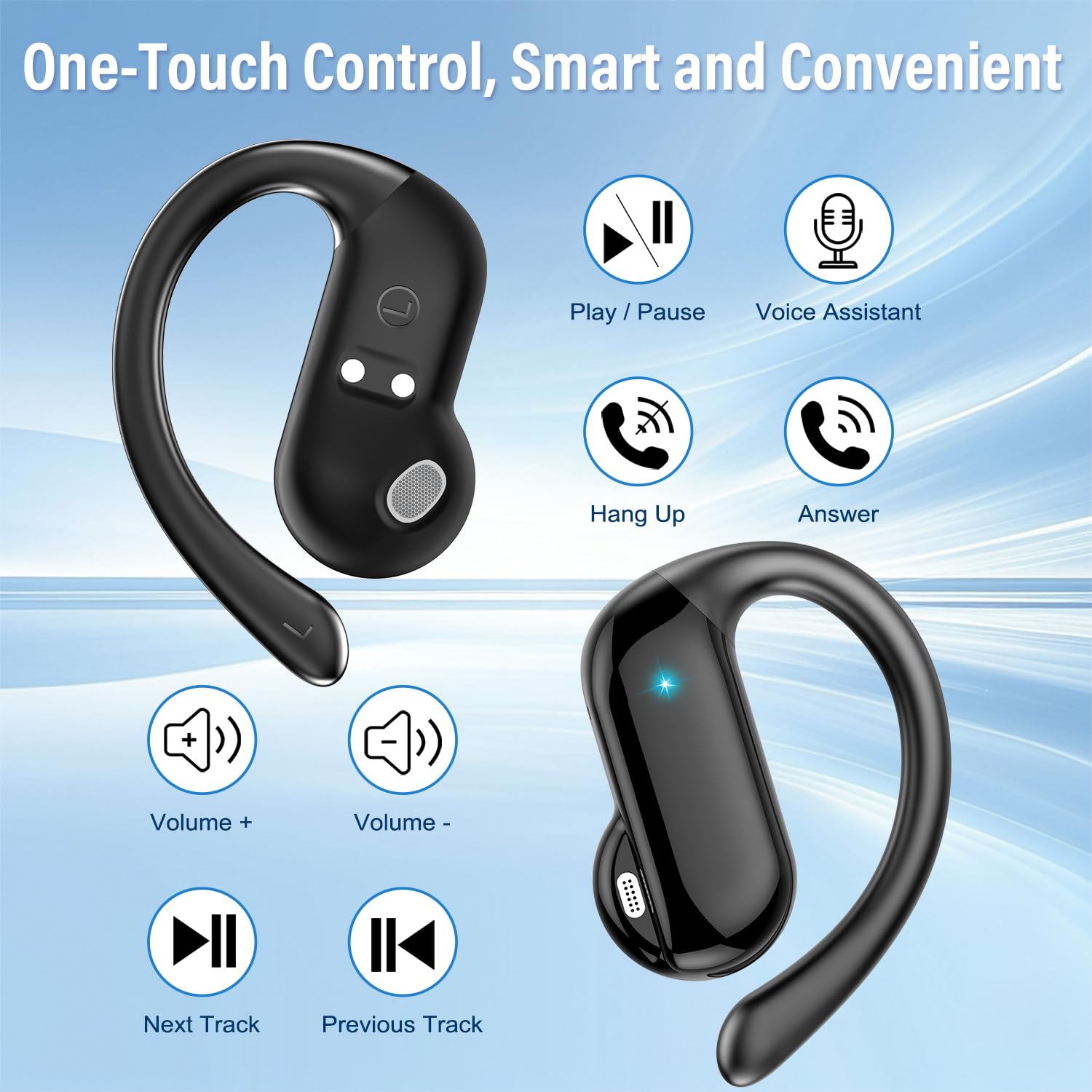 Écouteurs Open-Ear 2026 Blueto - Type C Wired Earphones With Mic avis et prix