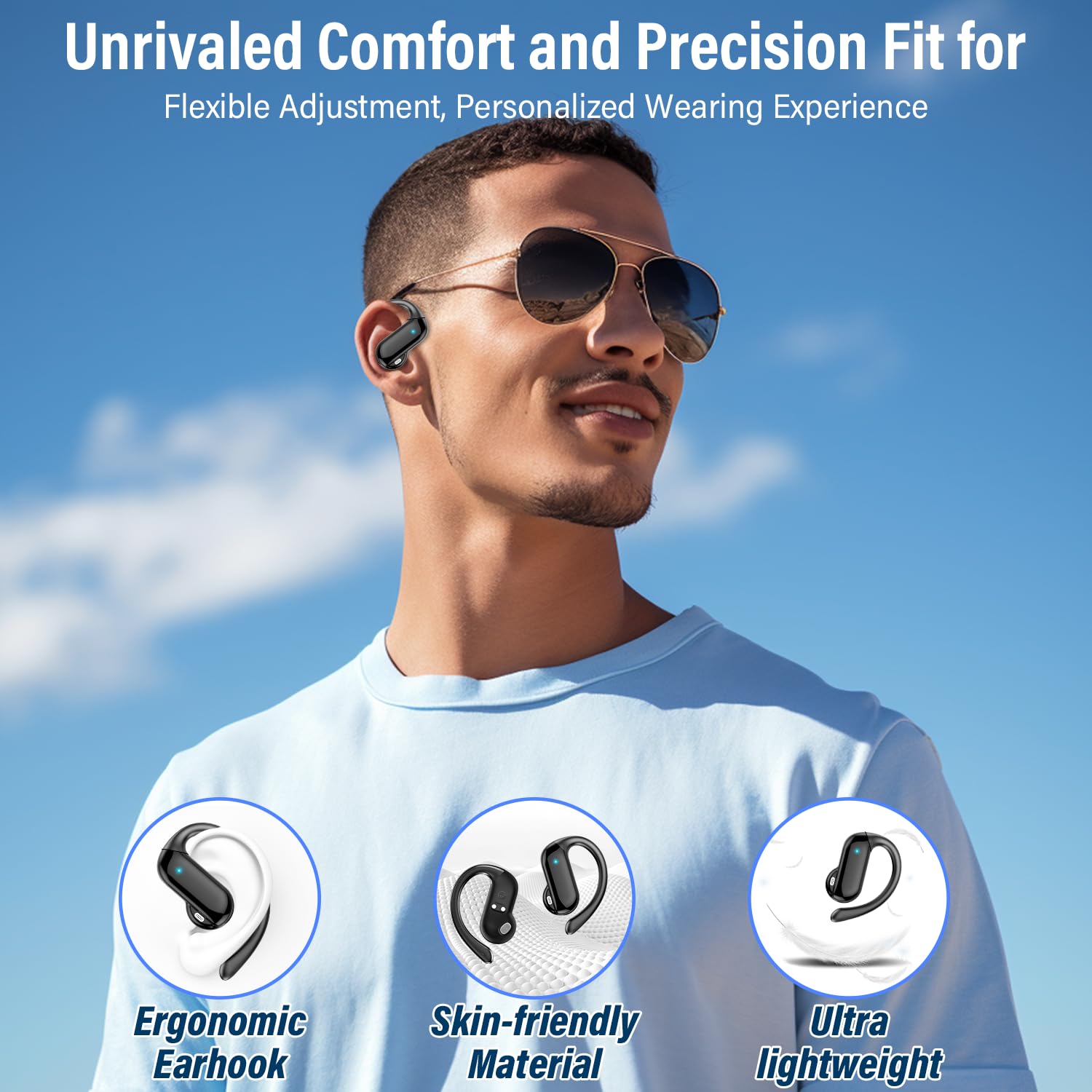 Écouteurs Open-Ear 2026 Blueto - Type C Wired Earphones With Mic avis et prix