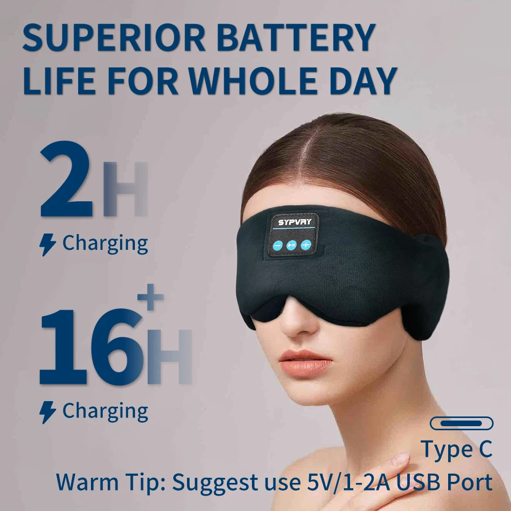 Masque pour les yeux Bluetooth - Sleep Mask Headphones Bluetooth avis et prix